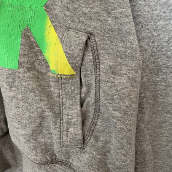 Women’s PINK Hoodie rainbow - Picture 3 of 5